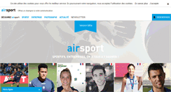 Desktop Screenshot of airsport.fr